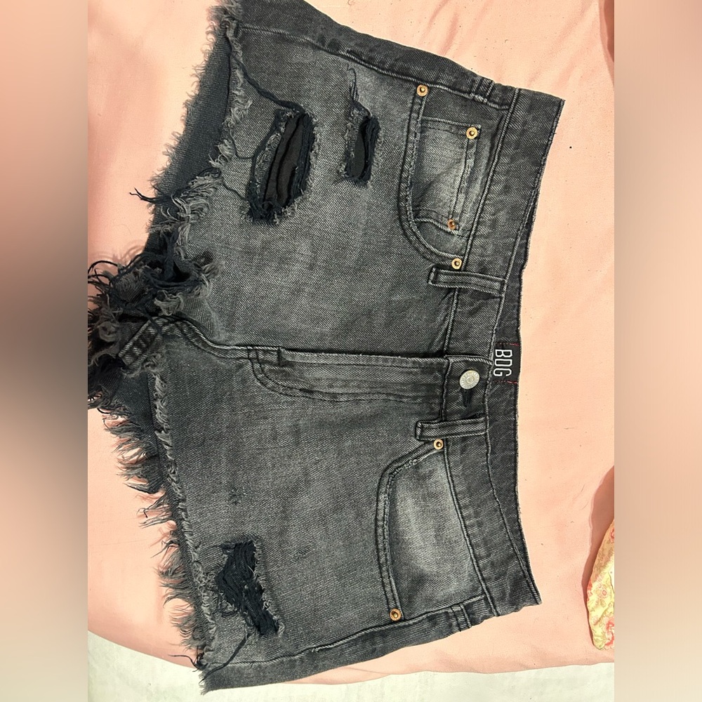 Black BGG shorts mid rise